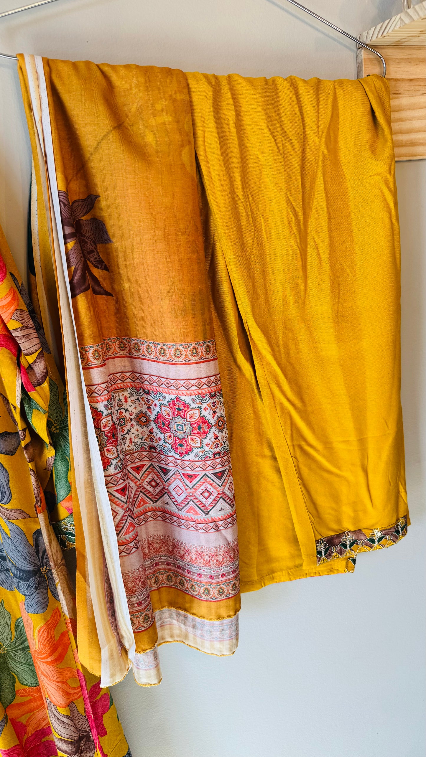 Anarkali set with Dupatta and Pant
