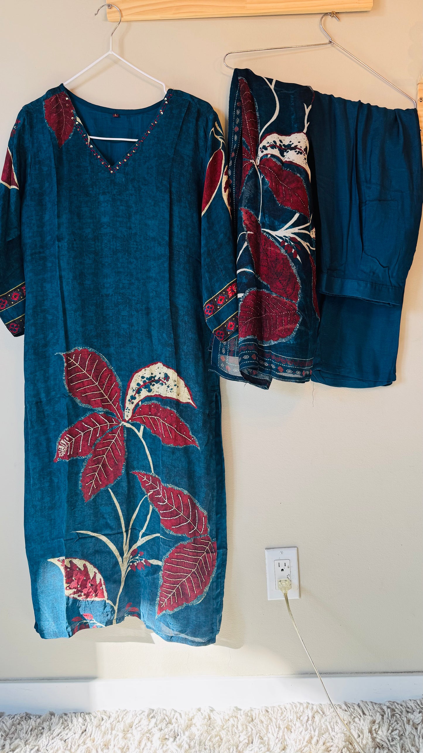 Straight Suit Set- Ready to wear