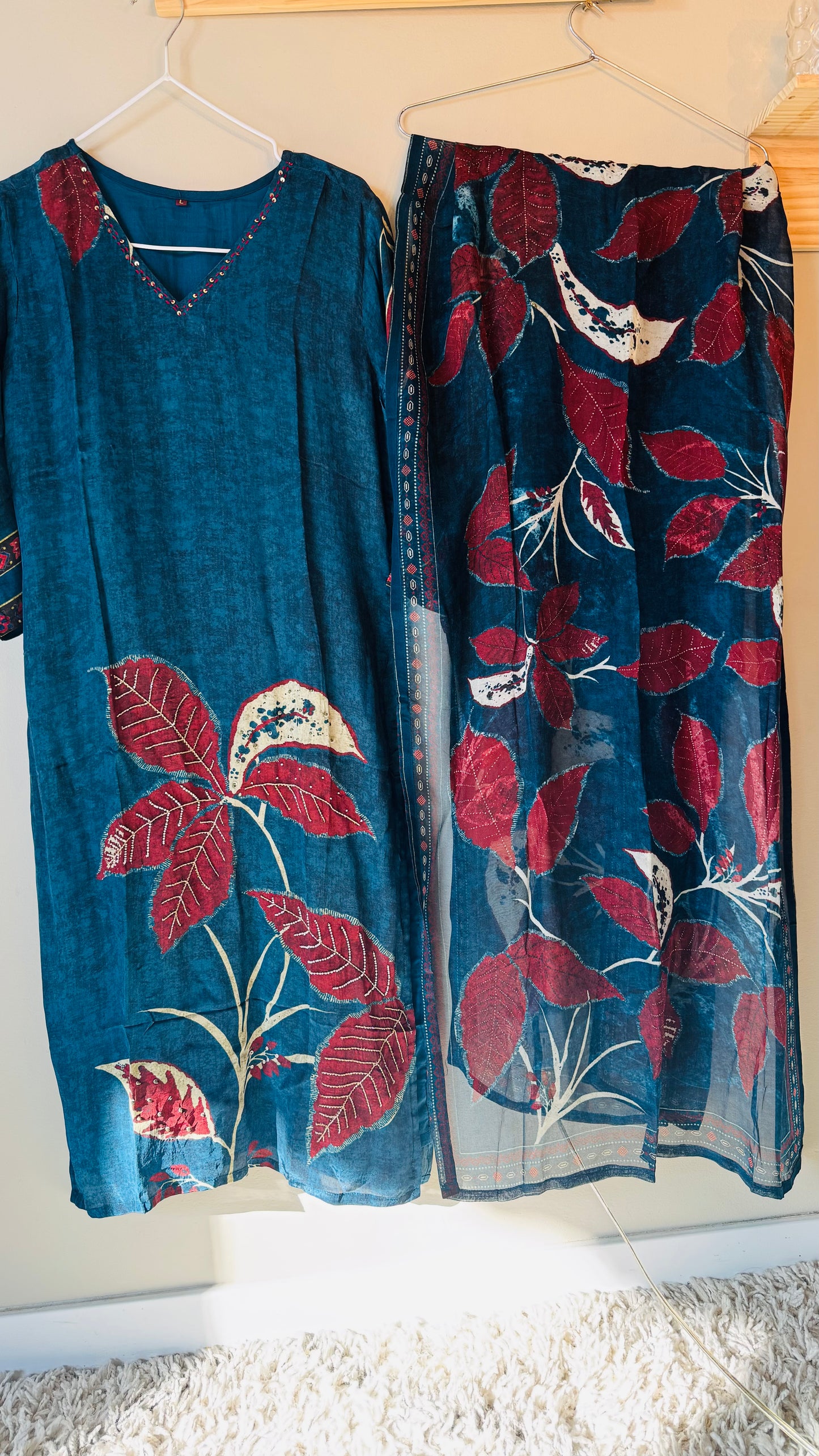 Straight Suit Set- Ready to wear