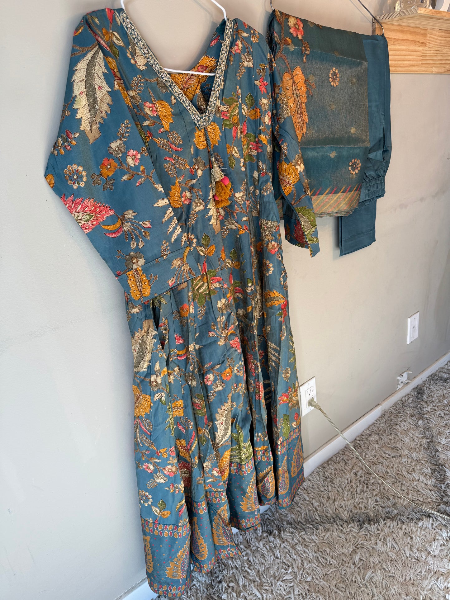 Anarkali Suit with Dupatta - Ready to wear