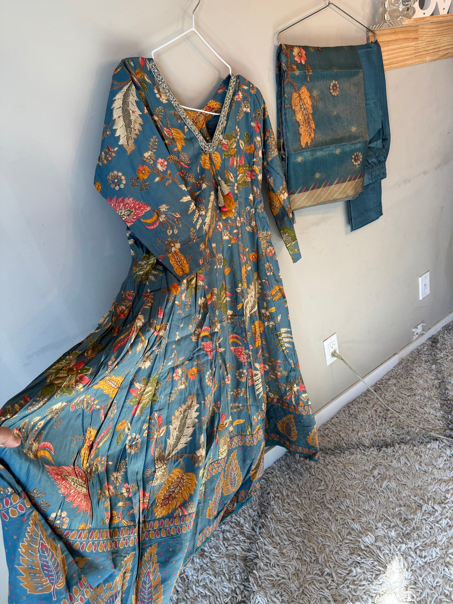 Anarkali Suit with Dupatta - Ready to wear