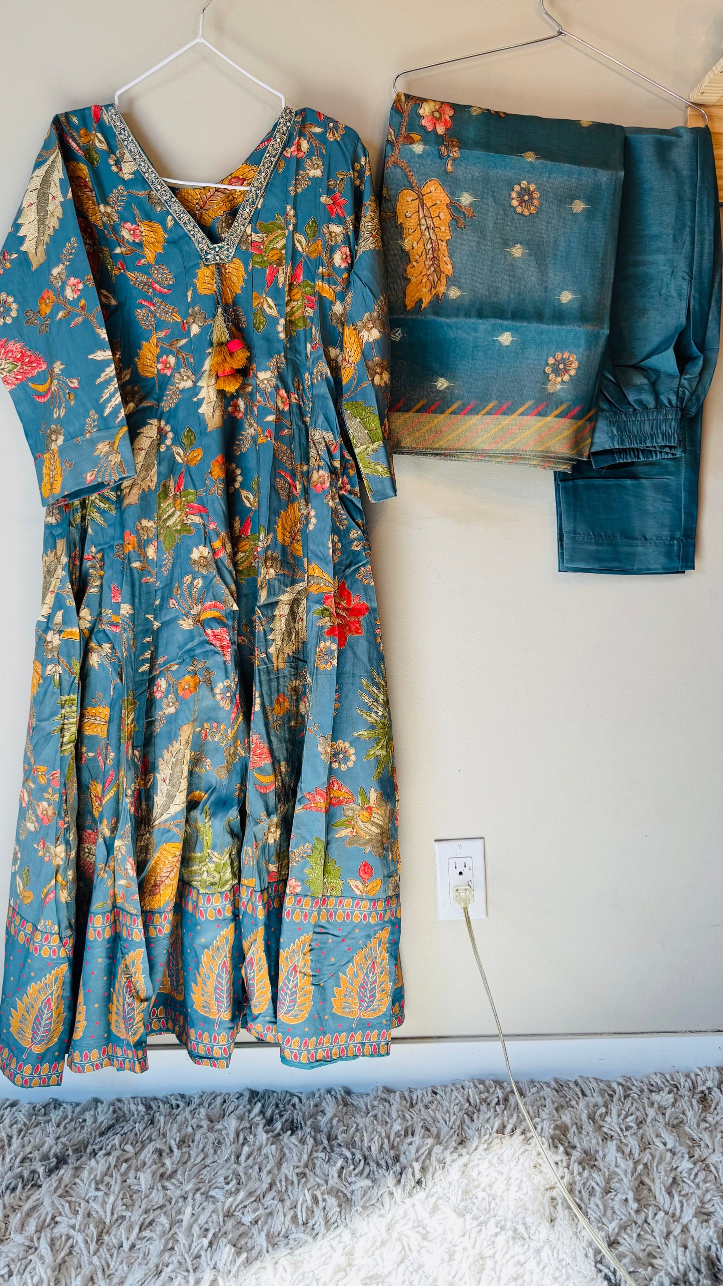 Anarkali Suit with Dupatta - Ready to wear