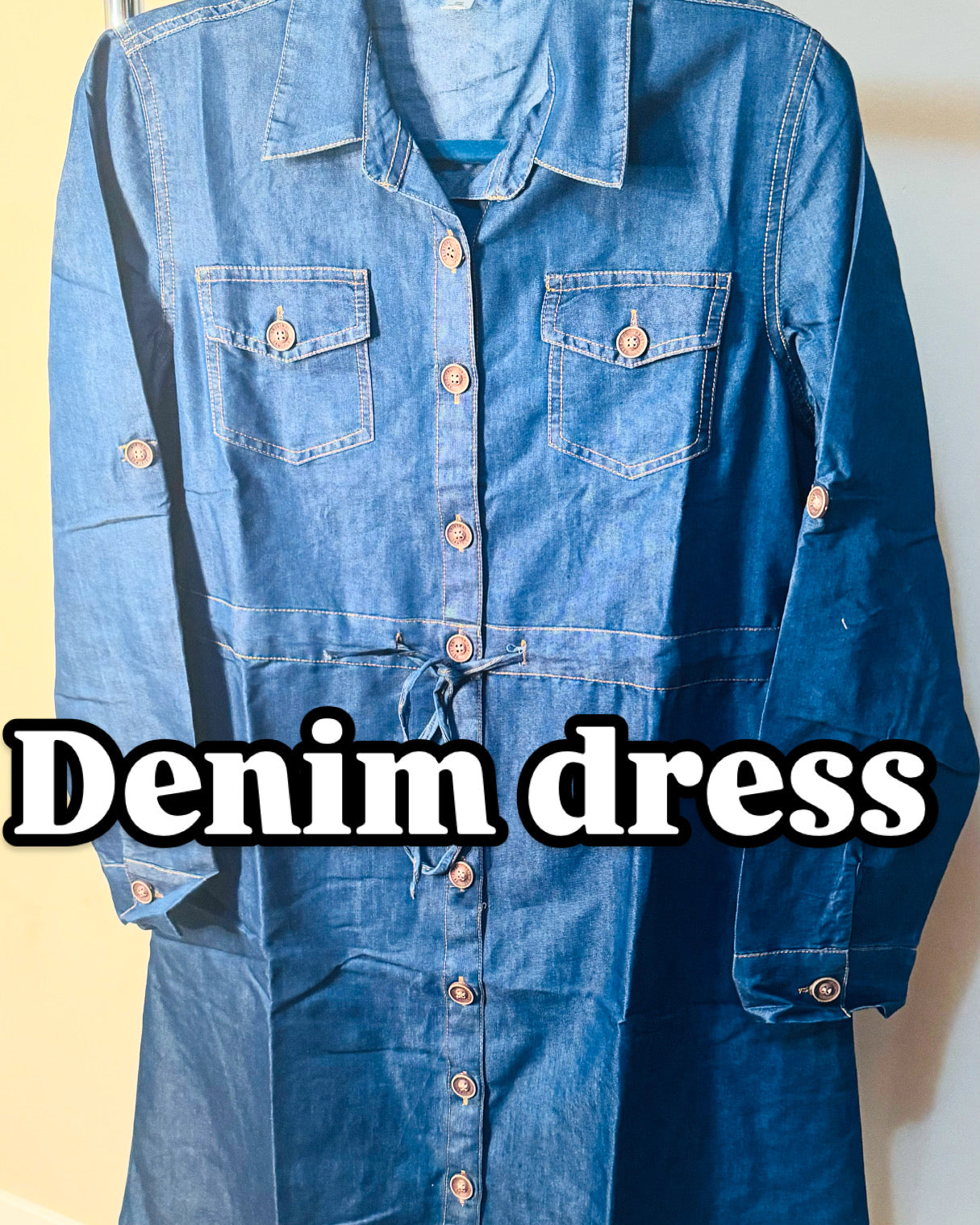 Denim dress- Ready to wear
