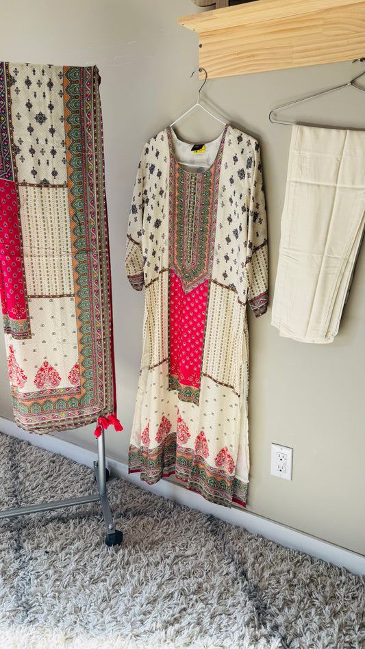Straight suit Set- Ready to wear