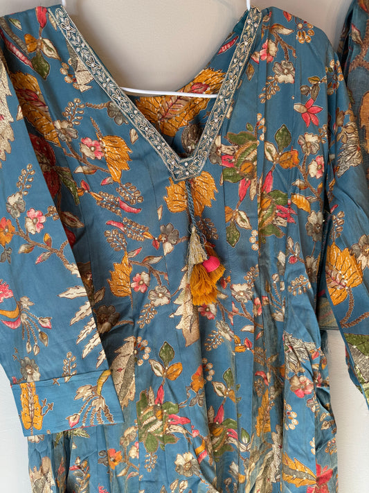 Anarkali Suit with Dupatta - Ready to wear